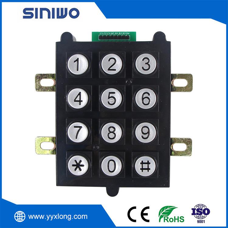 Keypad Plastik Industri 12 Tombol