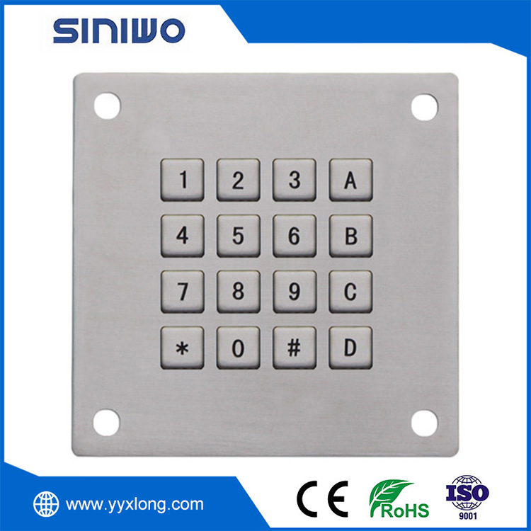 Keypad Stainless Steel Tahan Air Industri